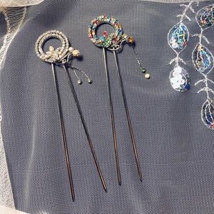 Crystal Hairpin Hair Sticks Clip Accessories